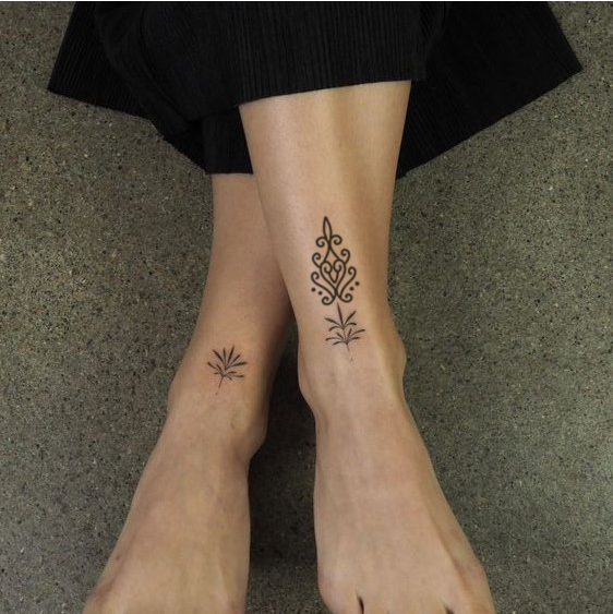 Intricate Mhendi Fade Away Tattoo