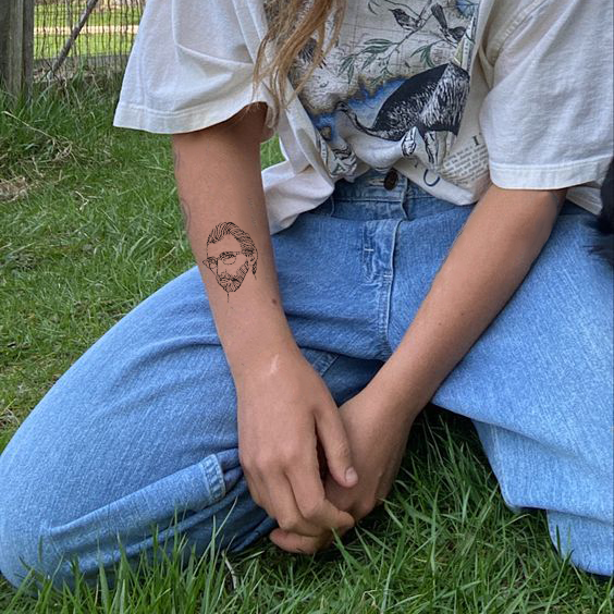 Vincent van Gogh – Fade Away Tattoo