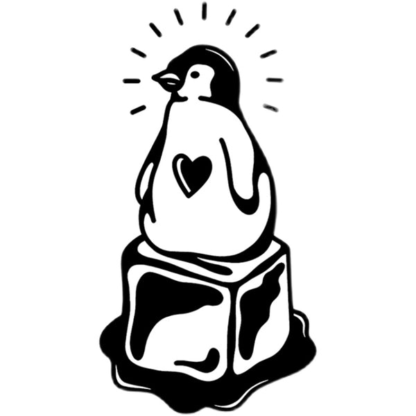 Ice Penguin Temporary Tattoo