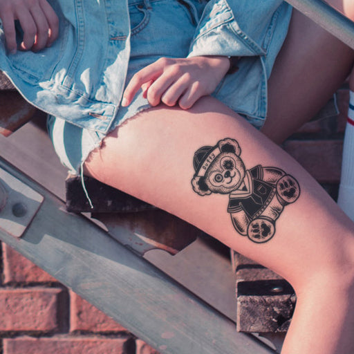 12+ Small Teddy Bear Tattoo Ideas | PetPress | Teddy bear tattoos, Baby bear  tattoo, Bear tattoos