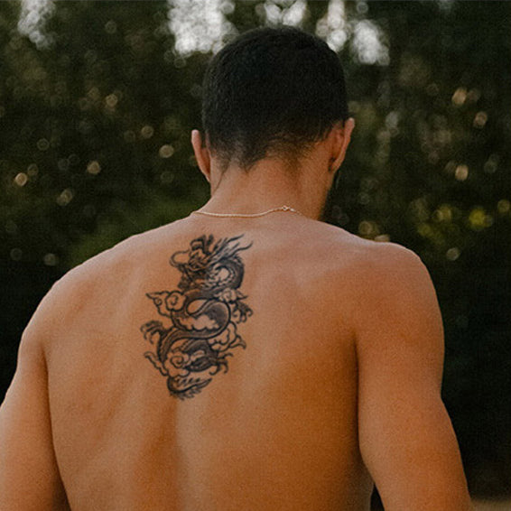 Chinese Dragon Temporary Tattoo