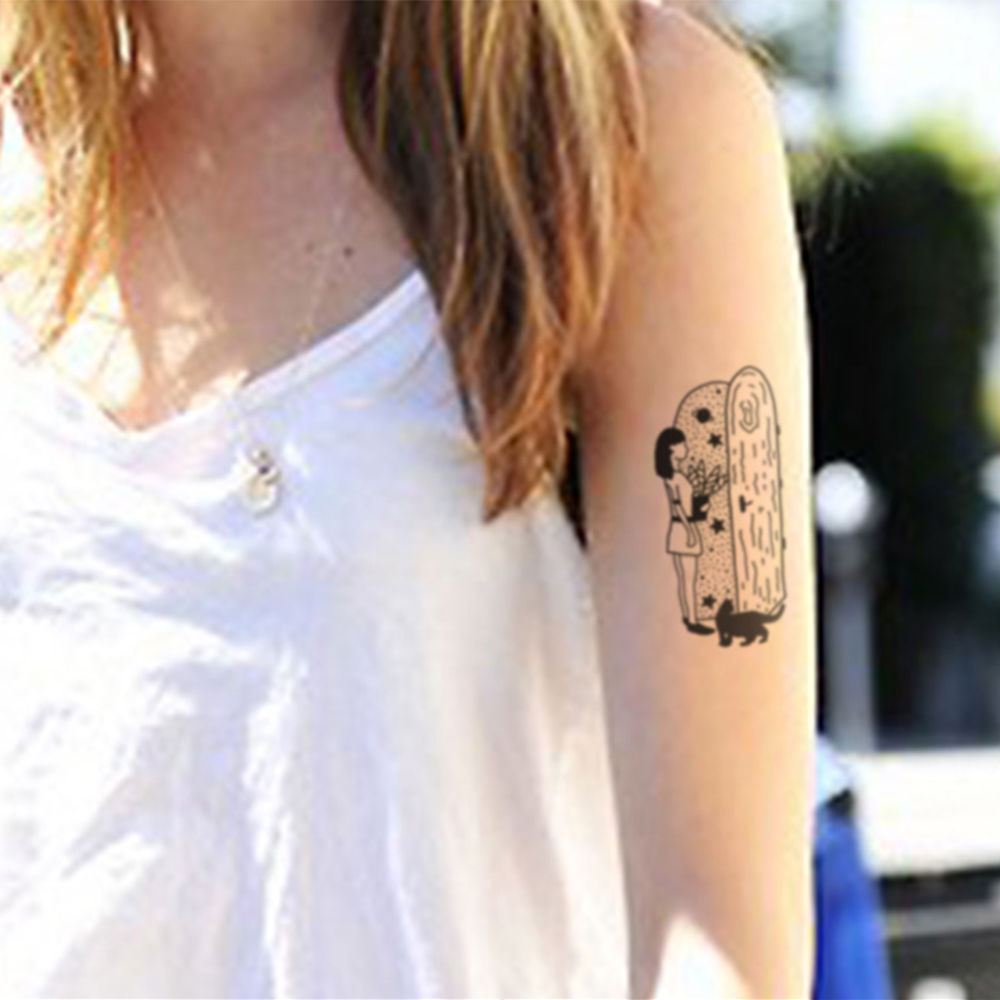 Living on A Cloud Temporary Tattoo