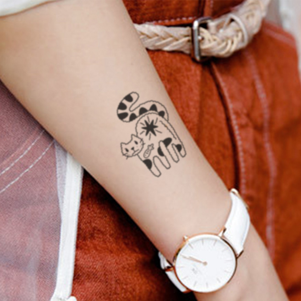 Sleepy Panda Bear Temporary Tattoo - Set of 3 – Tatteco