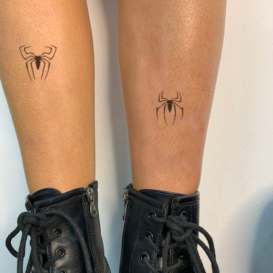 Spider Fade Away Tattoo